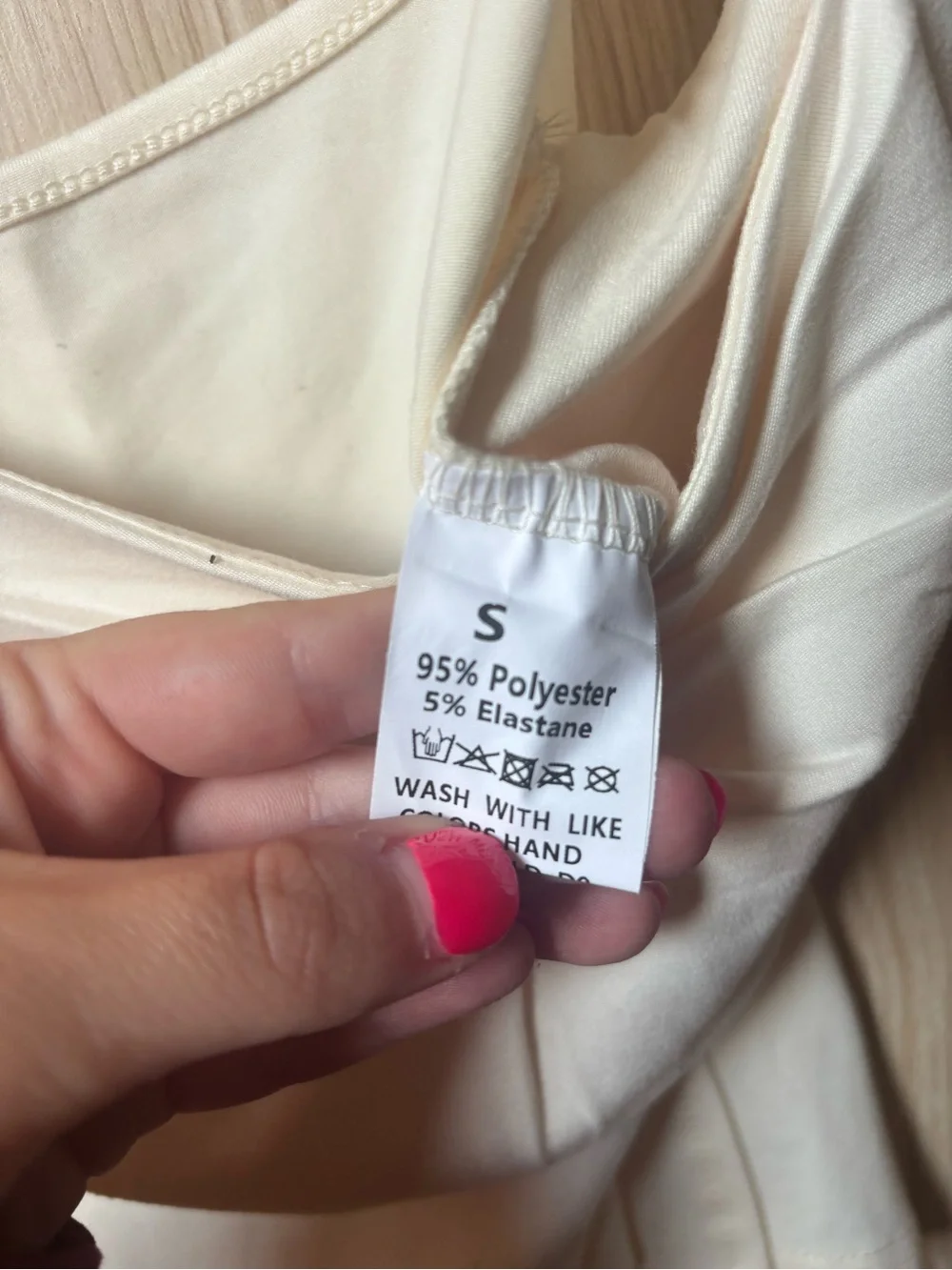 Women's Cream Square-Neck Tank Top